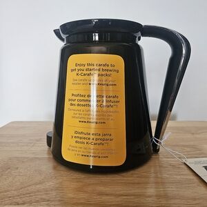Keurig 2.0 Black Coffee Carafe NEW